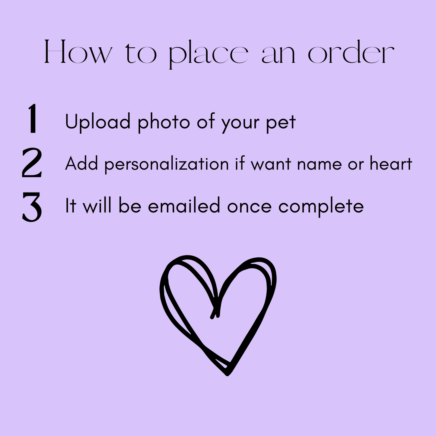 Custom One Line Pet Illustration