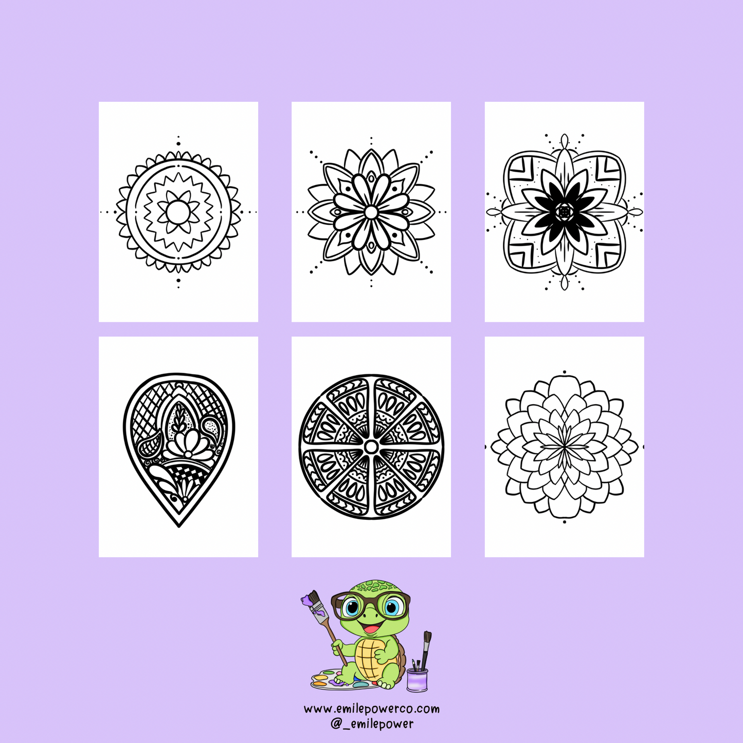 Mandalas Colouring Book- DIGITAL