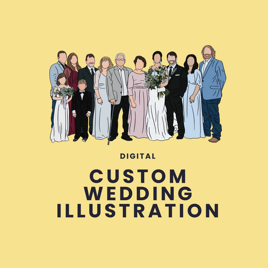 Custom Wedding Illustration