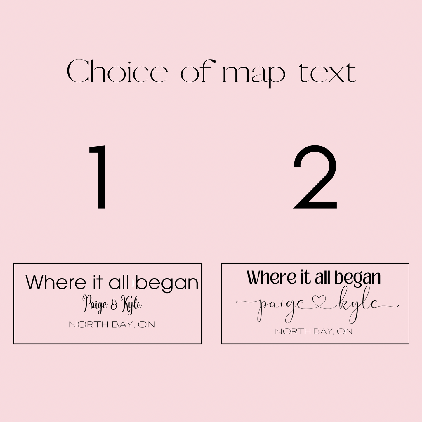 Hi! Will You? I do! Map Illustration | Custom Digital