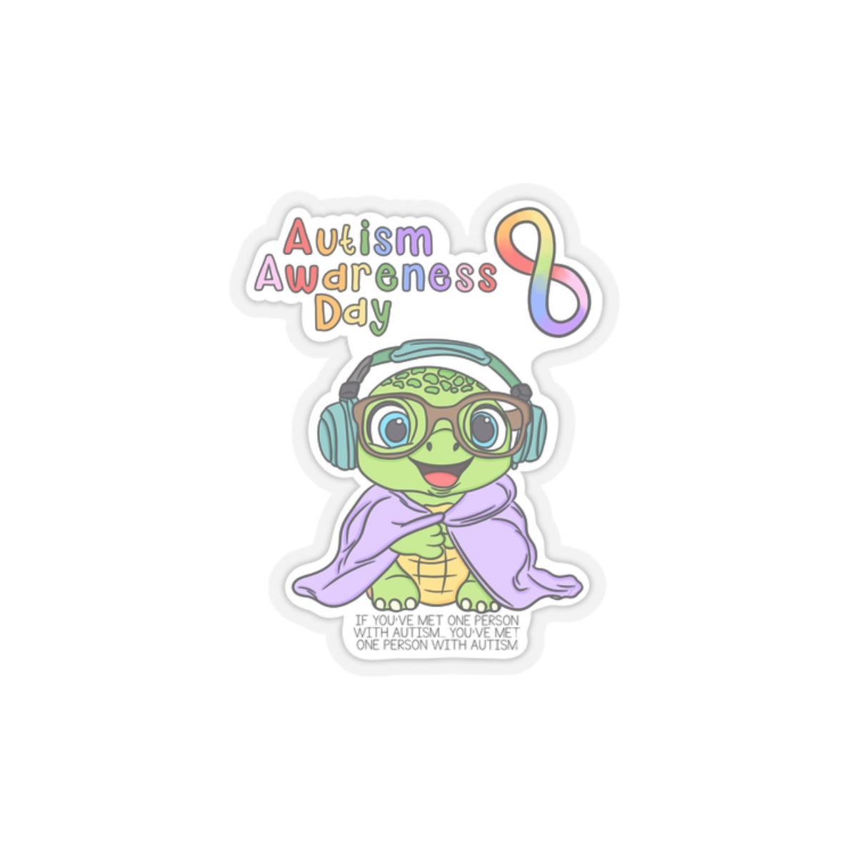 Autism Awareness Day Sticker