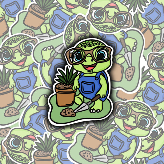 The One Where Pickles Pots Plants- Sticker