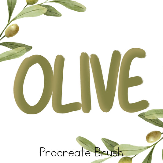 Olive Procreate Brush