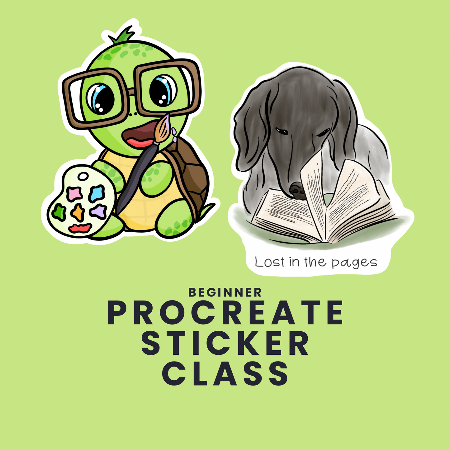 PROCREATE STICKER CLASS : Learn to Create Your Own Stickers