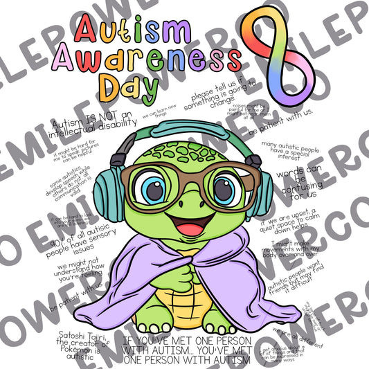 Autism Awareness Day- FREE COLORING PAGE