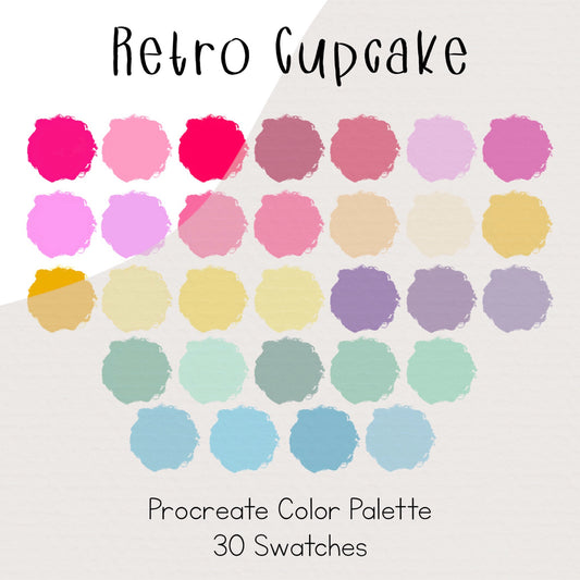 Retro Cupcake Color Palette